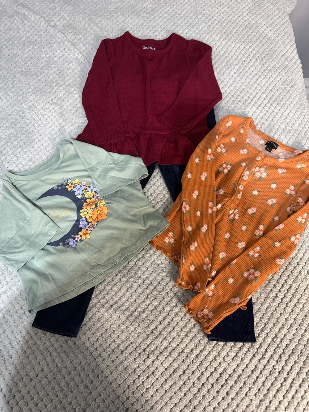 Bundle 3 Girls tops and 1 pants